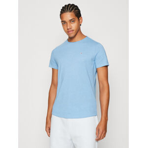 Tommy Jeans pánské světle modré tričko - M (CY7)